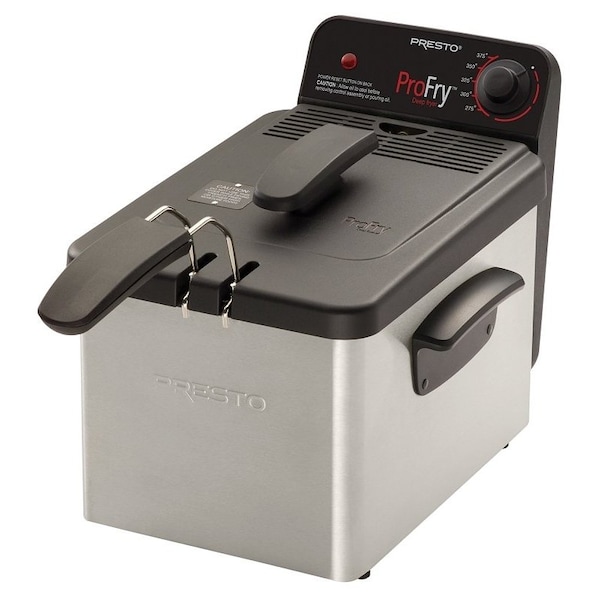 National Presto Presto ProFry 05461 Electric Deep Fryer, 120 VAC, 1800 W - 5461