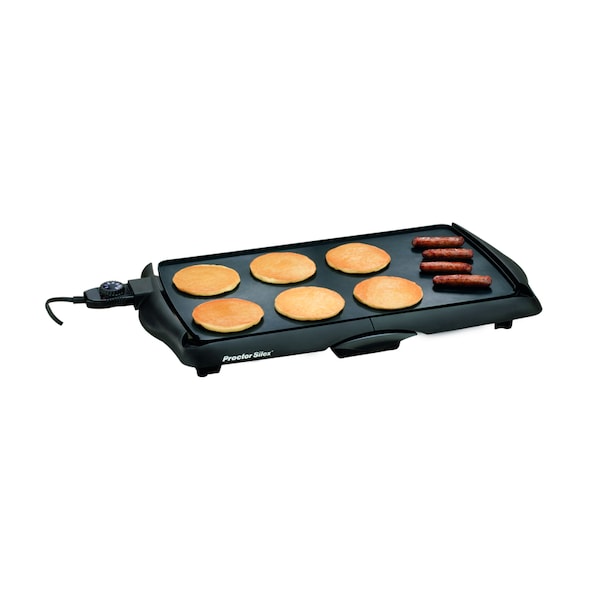 Proctor-Silex Proctor Silex Black Plastic Nonstick Surface Electric Griddle 200 sq in - 38513PS