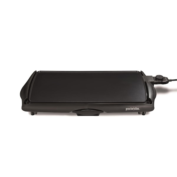 Proctor-Silex Proctor Silex Black Plastic Nonstick Surface Electric Griddle 200 sq in - 38513PS