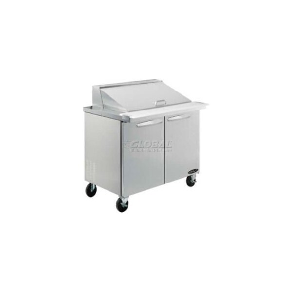 Mvp Group Corporation Kool-It Salad Table 36" 2 Door - Megatop - KSTM-36-2