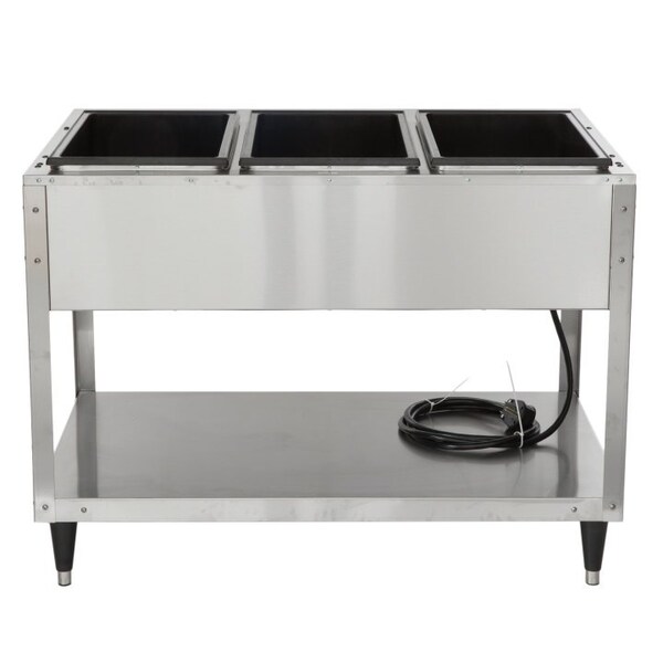 Vollrath Co Vollrath ServeWell Sl Hot Food Table, 3-Well, 17-1/2 Amp - 38213