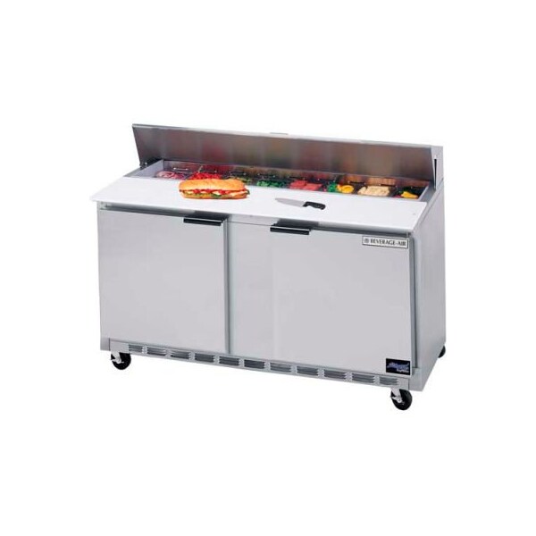 Beverage-Air Food Prep Tables SPE60 Elite Series Standard Top, 60"W - - SPE60HC-08
