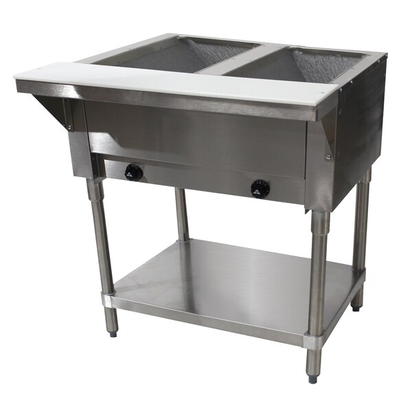 Advance Tabco Hot Food Table LP gas 31-13/16 in.W x 30-5/8 in.D x 34-3/8 in.H - HF-2G-LP