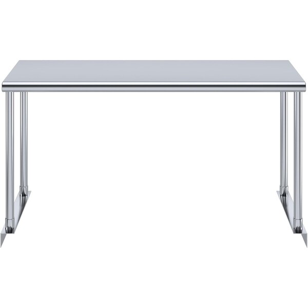Amgood Stainless Steel Single Overshelf for 36 in. Long Prep Table. 12 in. x 36 in. x 18 in. - SOS-1236-Z