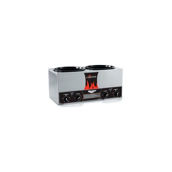 Vollrath Co Vollrath Cayenne - Twin Well 7 Qt. Rethermalizer - 72028