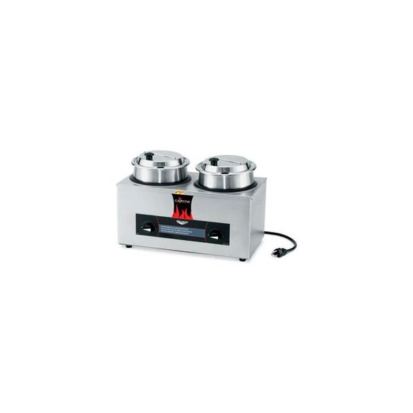 Vollrath Co Vollrath Cayenne - Twin Well 4 Qt. Rethermalizer with Package - 72040
