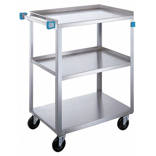 Lakeside Stainless Steel Utility Cart; 300 Lb Capacity, 3 Shelf, 15-1/2"x24" - 311