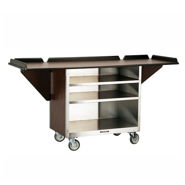 Lakeside Beverage Service Cart w/Drop Leaves; 22-1/2"x72"(Leaves Up) - 675