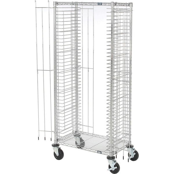 Nexel Side Load Wire Tray Truck with 39 Tray Capacity, 30L x 18W x 69H - 168316
