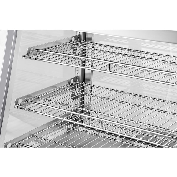 Koolmore 48 in. Glass Countertop Display Warmer, 6.5 cu. ft. in Stainless Steel - HDC-6C-SS