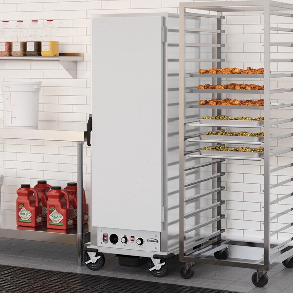 Koolmore 33 in. Commercial Insulated Heated Holding/Proofing Cabinet with Wire Racks and Solid Door - KM-CHP36-WISS