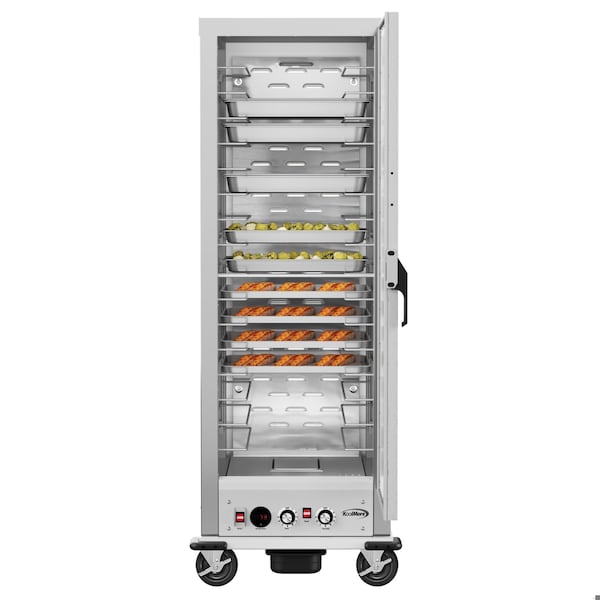 Koolmore 33 in. Commercial Insulated Heated Holding/Proofing Cabinet with Wire Racks and Solid Door - KM-CHP36-WISS