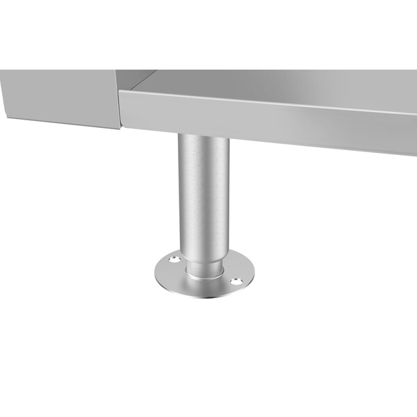 Koolmore Four-Shelve Commercial Take Out Warmer Cabinet with Touch Screen in Stainless-Steel, UL - KM-WSC-T4