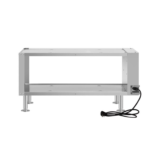 Koolmore Two-Shelve Commercial Take Out Warmer Cabinet with Touch Screen in Stainless-Steel, UL - KM-WSC-T2