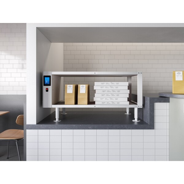 Koolmore Two-Shelve Commercial Take Out Warmer Cabinet with Touch Screen in Stainless-Steel, UL - KM-WSC-T2