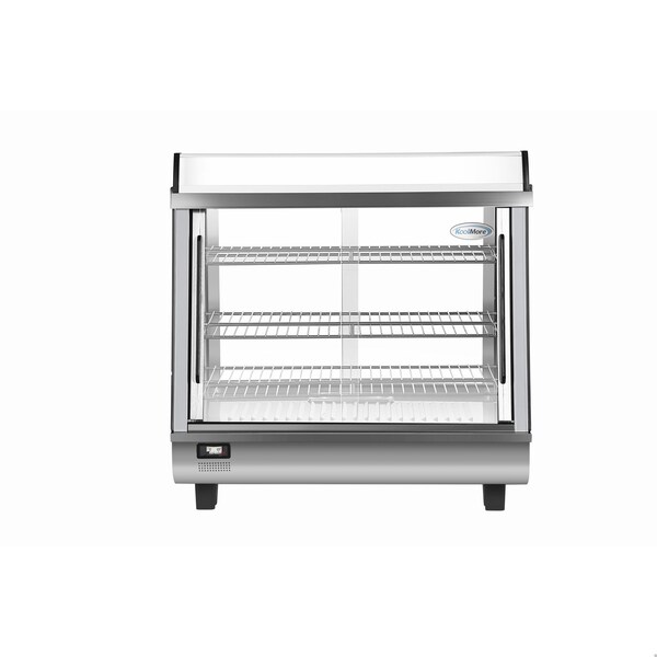 Koolmore 26 in. Glass Countertop Display Warmer, 3.4 cu. ft. in Stainless Steel - HDC-3C-SS