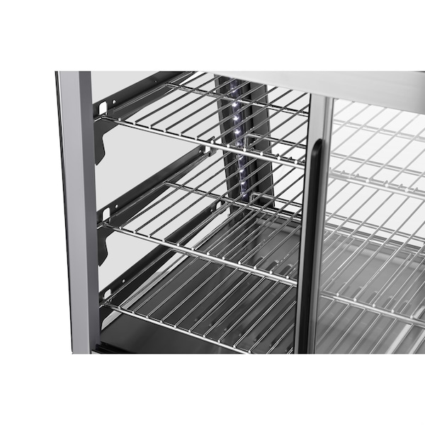 Koolmore 26 in. Glass Countertop Display Warmer, 3.4 cu. ft. in Stainless Steel - HDC-3C-SS