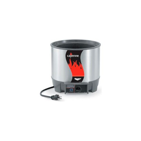 Vollrath Co VollrathÂ CayenneÂ Round Heat 'N Serve - 7 Qt. Unit - 72017