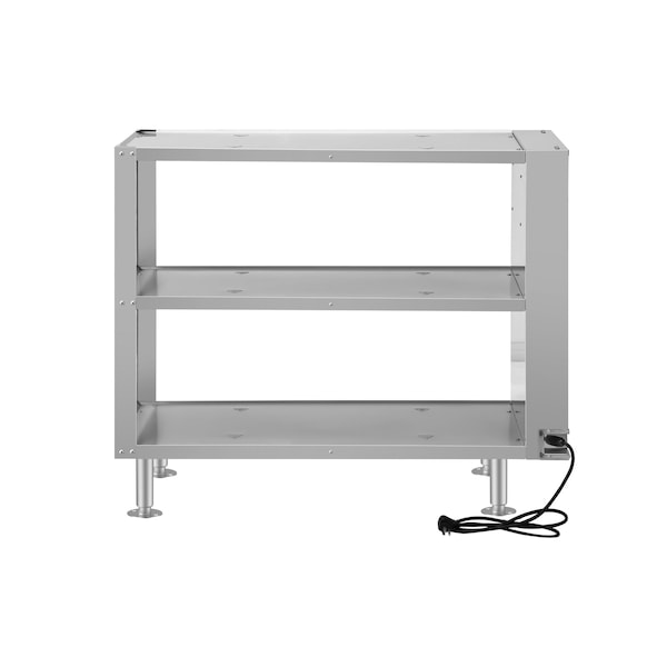 Koolmore Three-Shelve Commercial Take Out Warmer Cabinet with Touch Screen in Stainless-Steel, UL - KM-WSC-T3