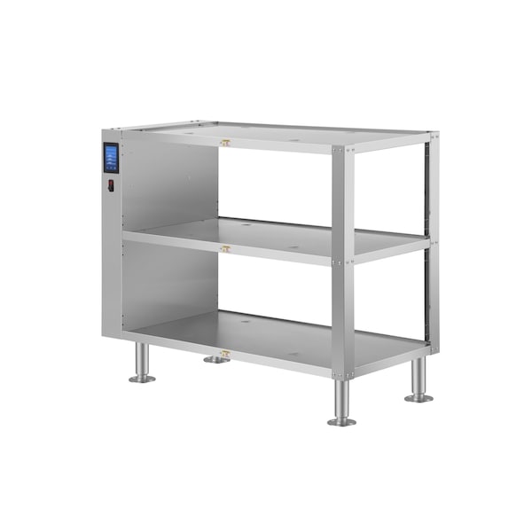Koolmore Three-Shelve Commercial Take Out Warmer Cabinet with Touch Screen in Stainless-Steel, UL - KM-WSC-T3