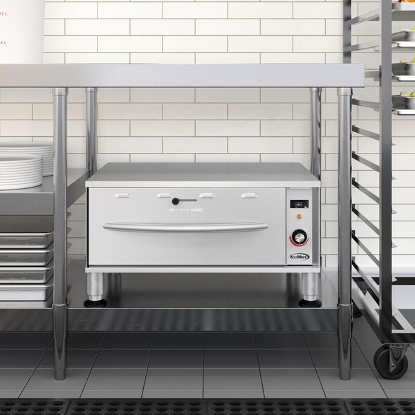 Koolmore One-Drawer Commercial Free Standing Warming Drawer in Stainless-Steel, UL and NSF Listed KM-WD-M1 - KM-WD-M1