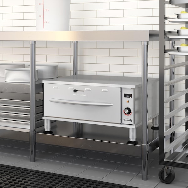 Koolmore One-Drawer Commercial Free Standing Warming Drawer in Stainless-Steel, UL and NSF Listed KM-WD-M1 - KM-WD-M1