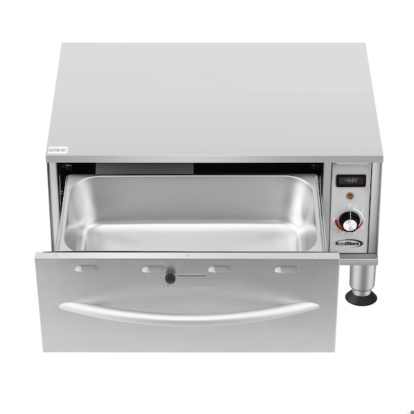 Koolmore One-Drawer Commercial Free Standing Warming Drawer in Stainless-Steel, UL and NSF Listed KM-WD-M1 - KM-WD-M1