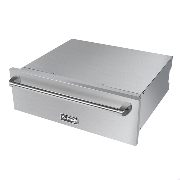 Koolmore 30 in. Warming Drawer with Three Compartments in Stainless-Steel KM-RWD-30SS - KM-RWD-30SS