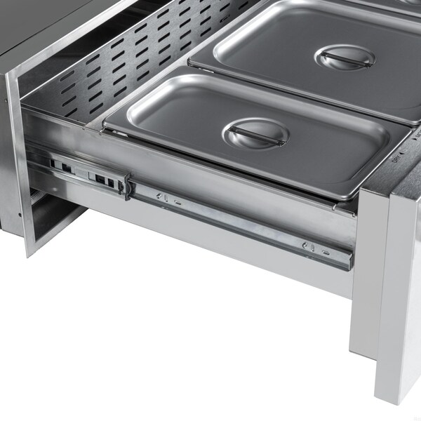 Koolmore 30 in. Warming Drawer with Three Compartments in Stainless-Steel KM-RWD-30SS - KM-RWD-30SS