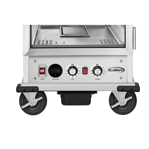 Koolmore 33 in. Commercial Insulated Half-Size Heated Holding Proofing Cabinet with 11-Pan Capacity - KM-CHP12-SIGL