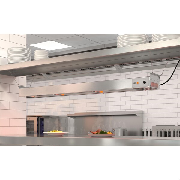 Koolmore 48 In. High Wattage Commercial Strip Warmer with Toggle Controls and Cord - 120V, 1200W - KM-WSTRIP-48