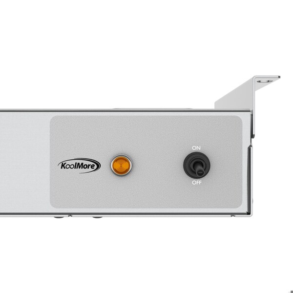 Koolmore 48 In. High Wattage Commercial Strip Warmer with Toggle Controls and Cord - 120V, 1200W - KM-WSTRIP-48