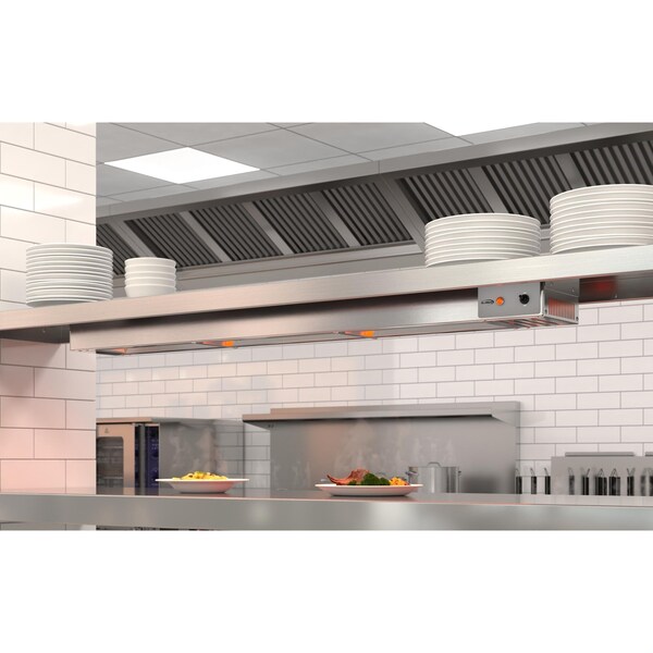Koolmore 48 In. High Wattage Commercial Strip Warmer with Toggle Controls and Cord - 120V, 1200W - KM-WSTRIP-48