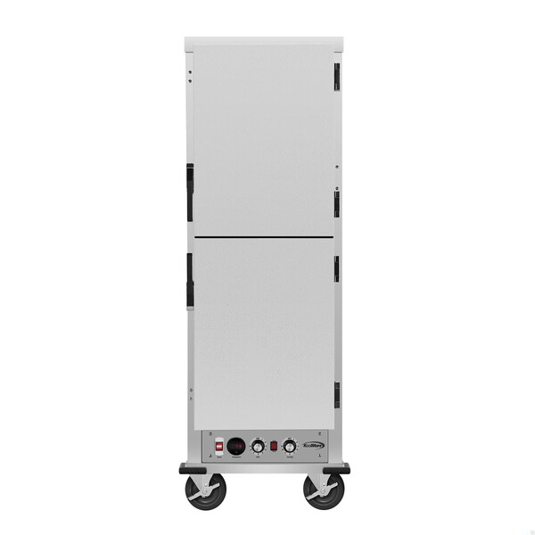 Koolmore 33 in. Commercial Insulated Heated Holding/Proofing Cabinet with Wire Racks and Solid Dutch Doors - KM-CHP36-WIDD