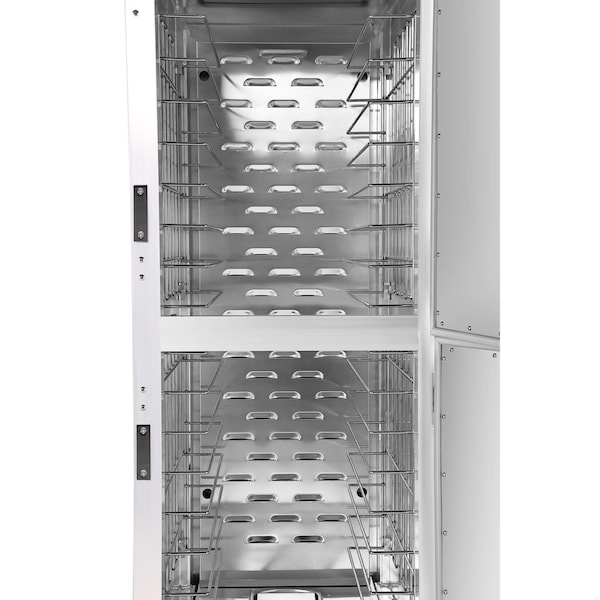 Koolmore 33 in. Commercial Insulated Heated Holding/Proofing Cabinet with Wire Racks and Solid Dutch Doors - KM-CHP36-WIDD