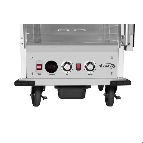 Koolmore 33 in. Commercial Insulated Heated Holding/Proofing Cabinet with Glass Door and 35-Pan Capacity - KM-CHP36-SIGL
