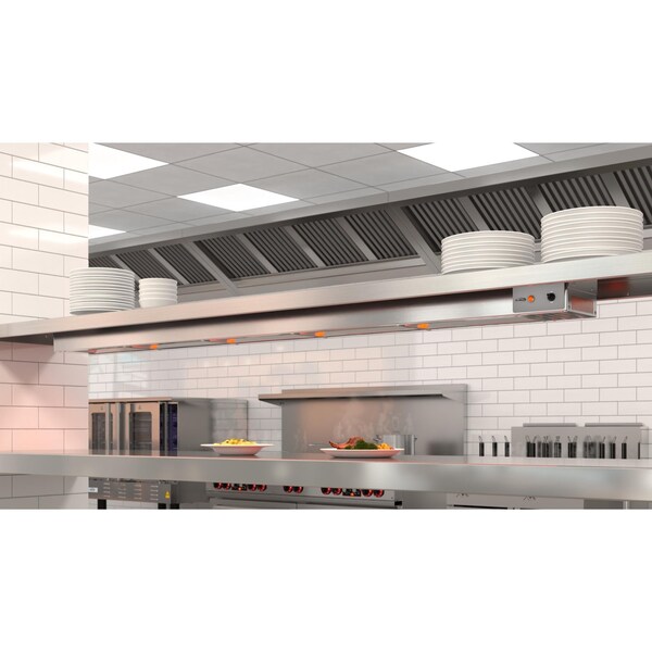 Koolmore 72 In. High Wattage Commercial Strip Warmer with Toggle Controls - 120V, 1725W - KM-WSTRIP-72