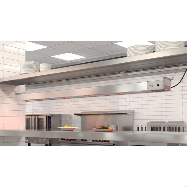 Koolmore 72 In. High Wattage Commercial Strip Warmer with Toggle Controls - 120V, 1725W - KM-WSTRIP-72