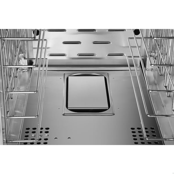 Koolmore 33 in. Commercial Half Size Non-Insulated 5-Pan Holding Cabinet with Wire Racks and Glass Door - KM-CHP12-WNGL