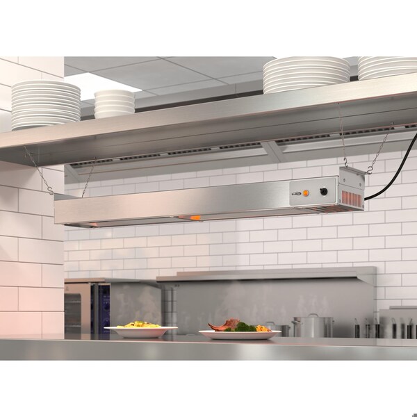 Koolmore 36 In. High Wattage Commercial Strip Warmer with Toggle Controls and Cord - 120V, 850W - KM-WSTRIP-36