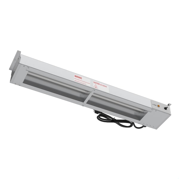 Koolmore 36 In. High Wattage Commercial Strip Warmer with Toggle Controls and Cord - 120V, 850W - KM-WSTRIP-36