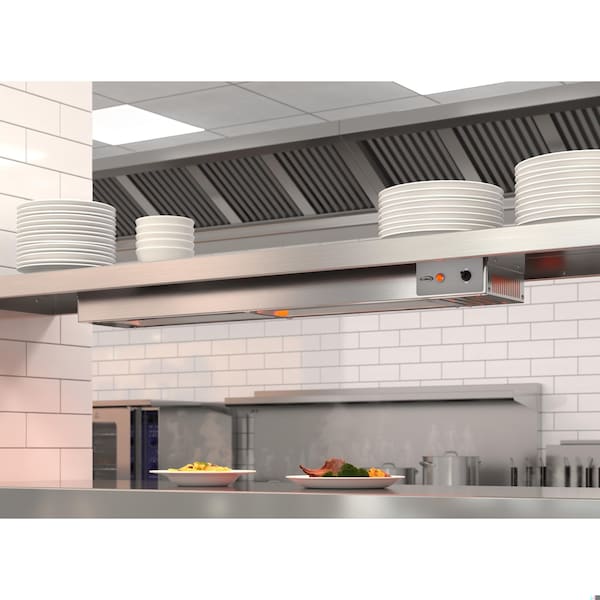 Koolmore 36 In. High Wattage Commercial Strip Warmer with Toggle Controls and Cord - 120V, 850W - KM-WSTRIP-36