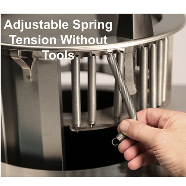 Lakeside Regular Heated Tubular 3 Stack Plate Dispenser; 5-1/8" to 5-3/4" - 8305