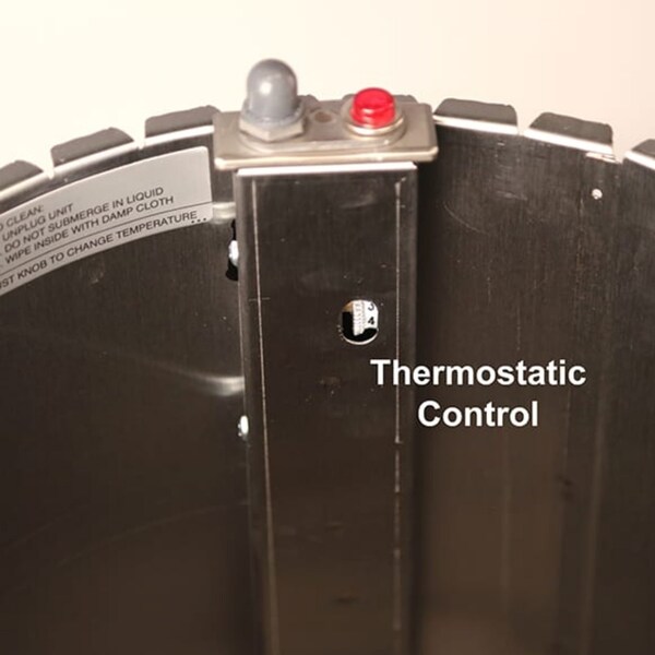 Lakeside Regular Heated Tubular 4 Stack Plate Dispenser; 5-7/8" to 6-1/2" - 8406