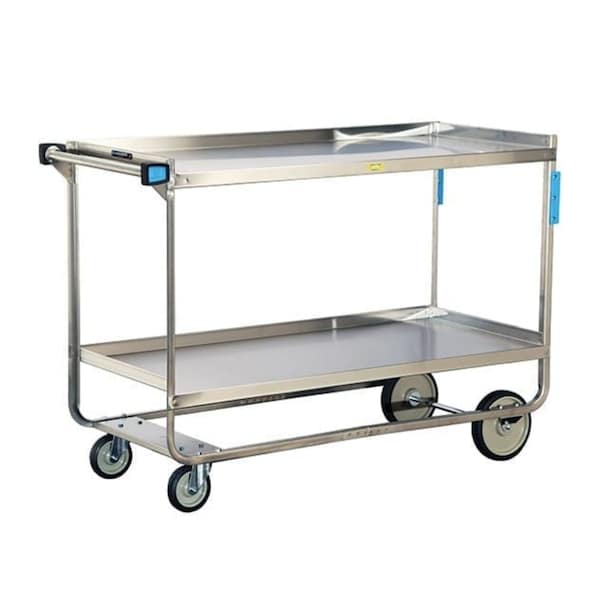 Lakeside Stainless Steel Utility Cart; 700 Lb Capacity, 2 Shelf, 21"x49" - 758