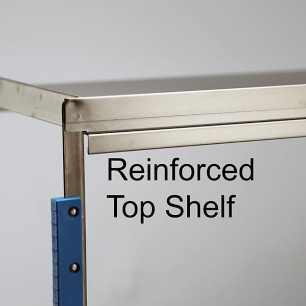 Lakeside Stainless Steel Utility Cart; 700 Lb Capacity, 2 Shelf, 21"x49" - 758