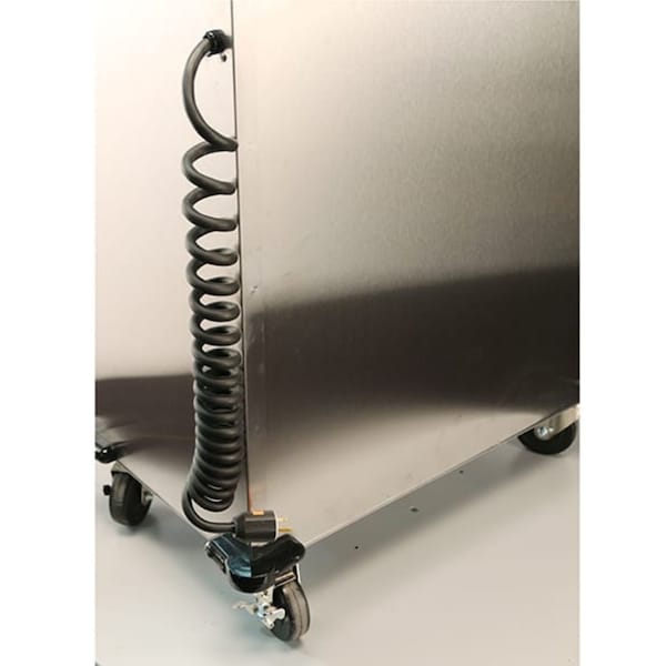 Lakeside Adjustable Heated 4 Stack Plate Dispenser Cabinet; 2-3/4" to 6" - 919