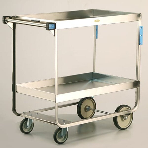 Lakeside Stainless Steel Deep Shelf Cart; 700 Lb Capacity, 2 Shelf, 21"x49" - 757