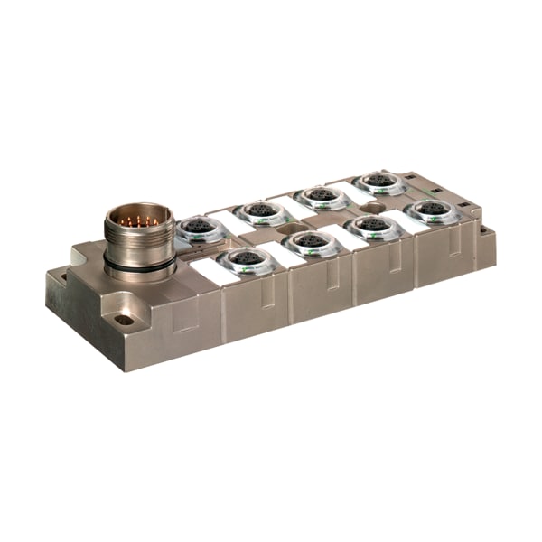 Conector de 19 polos M23, salida frontal - 8000-58520-0000000