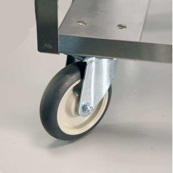 Lakeside Stainless Ergo-One Series 2 Shelf Cart; 500 lb Capacity, 21"x49" - 6830